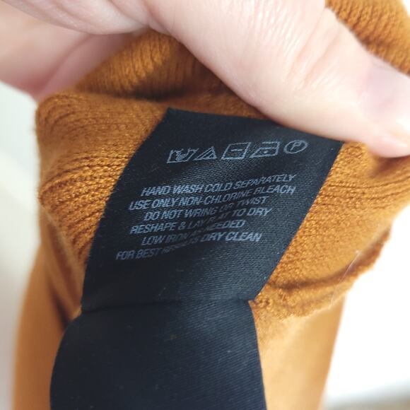 Moth Anthropologie Honey Caramel Chester Knit Sweater Dress Bell Sleeves Small - Picture 10 of 11